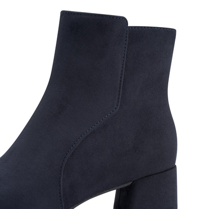 Marco Tozzi 2-25364-43 840 Dark Navy Block Heel Boots