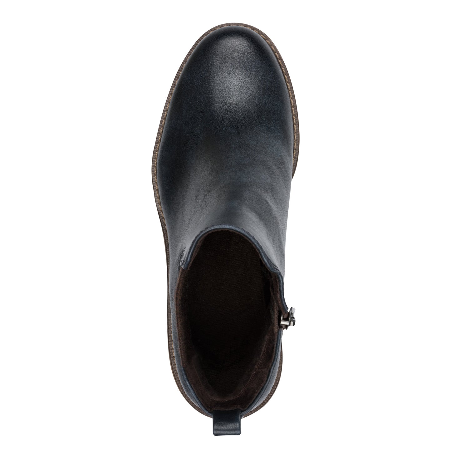 Marco Tozzi 2-25421-43 805 Navy Block Heel Pull On Chelsea Boots