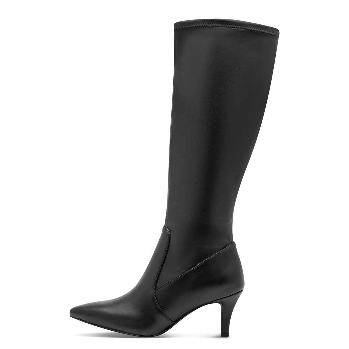 Marco Tozzi 2-25582-47 001 Black Slim Heel Knee High Boots