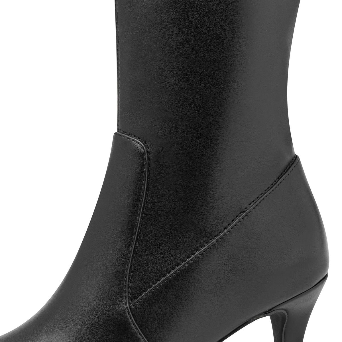 Marco Tozzi 2-25582-47 001 Black Slim Heel Knee High Boots