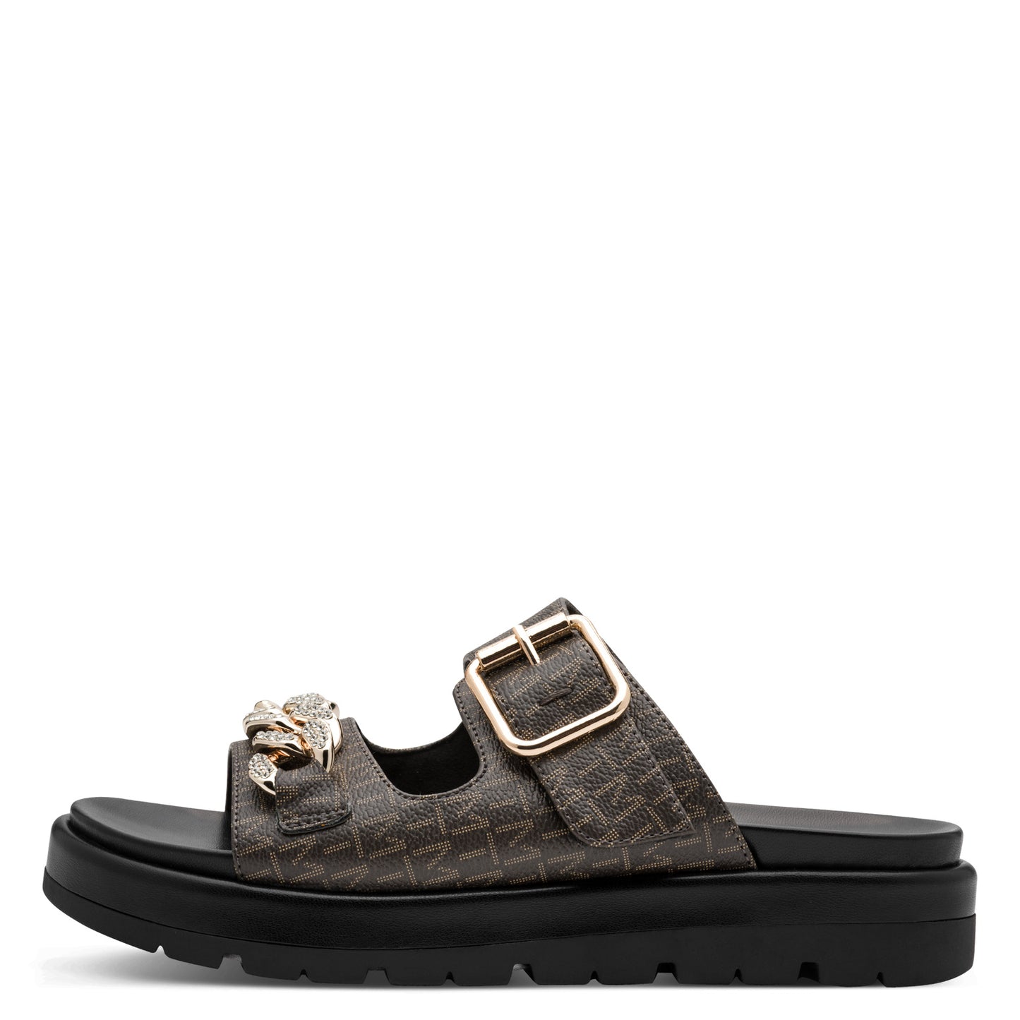Marco Tozzi 2-27416-46 098 Black Combi Sandals