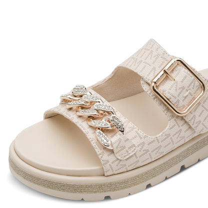 Marco Tozzi 2-27416-46 402 Cream Combi Sandals