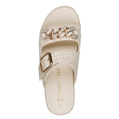 Marco Tozzi 2-27416-46 402 Cream Combi Sandals