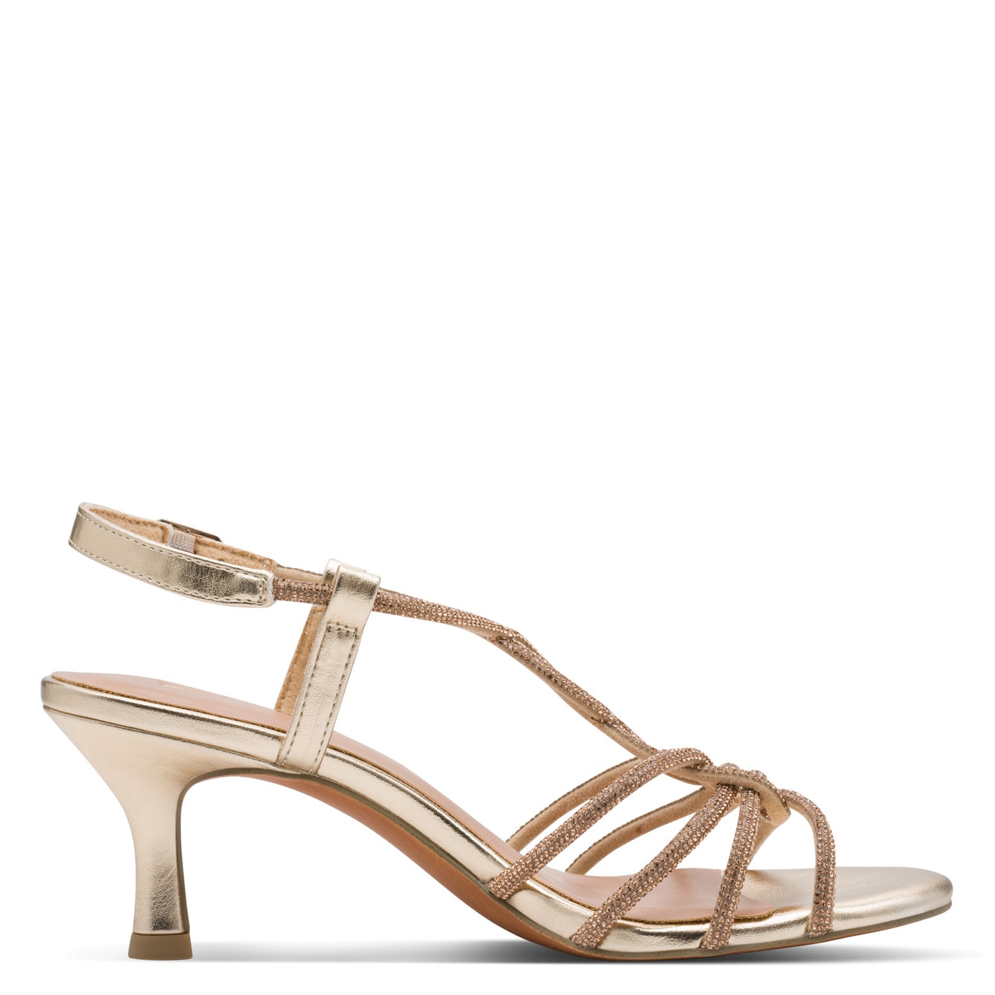 Marco Tozzi 2-28313-46 940 Gold Slingback Heel Sandals
