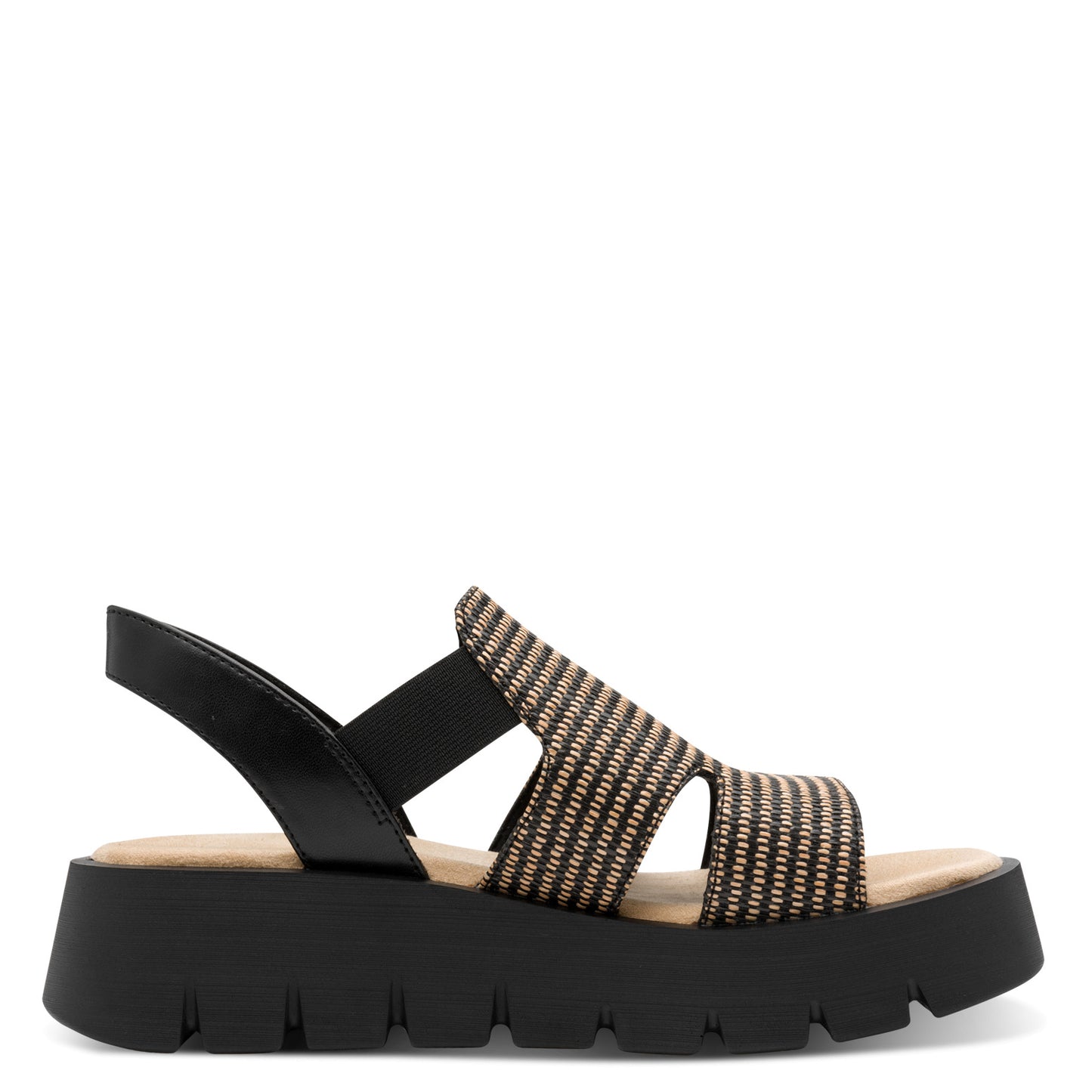 Marco Tozzi 2-28524-46 098 Black Combi Sandals