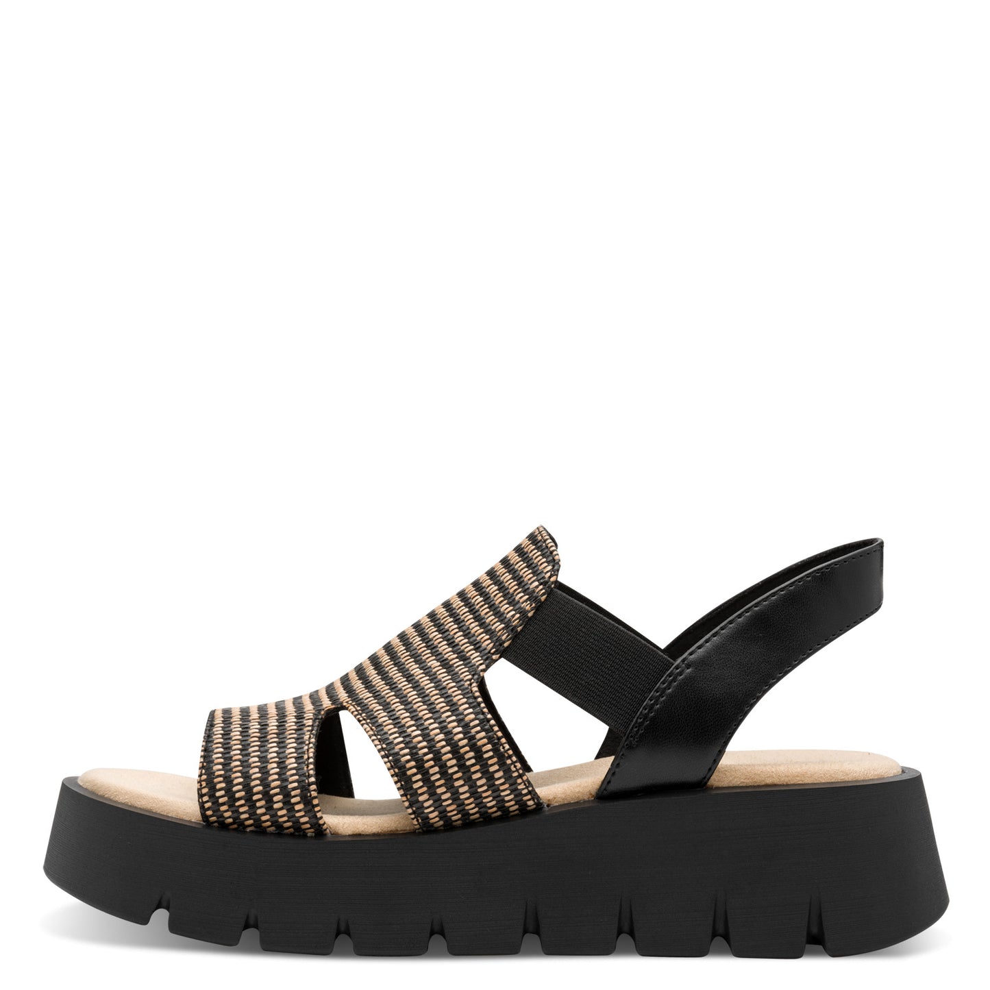 Marco Tozzi 2-28524-46 098 Black Combi Sandals