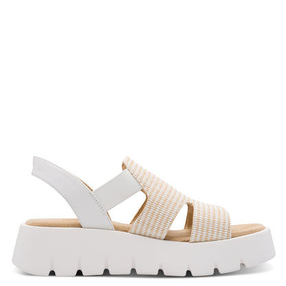 Marco Tozzi 2-28524-46 197 White Combi Sandals