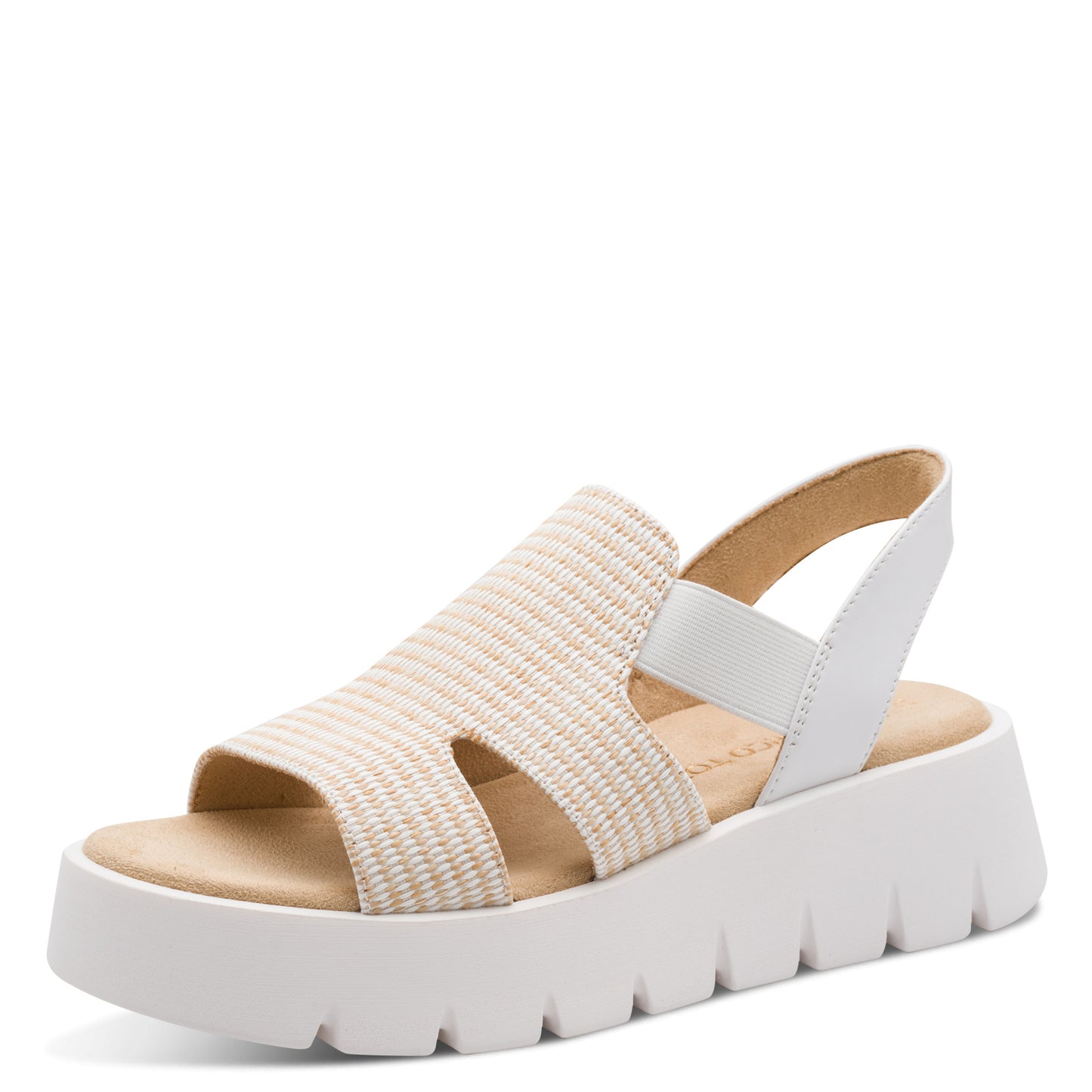 Marco Tozzi 2-28524-46 197 White Combi Sandals