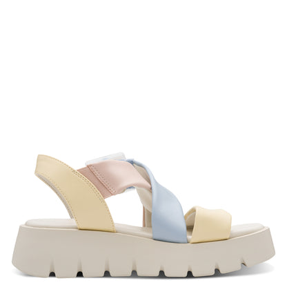 Marco Tozzi 2-28525-46 655 Vanilla, Pink & Blue Multi Sandals