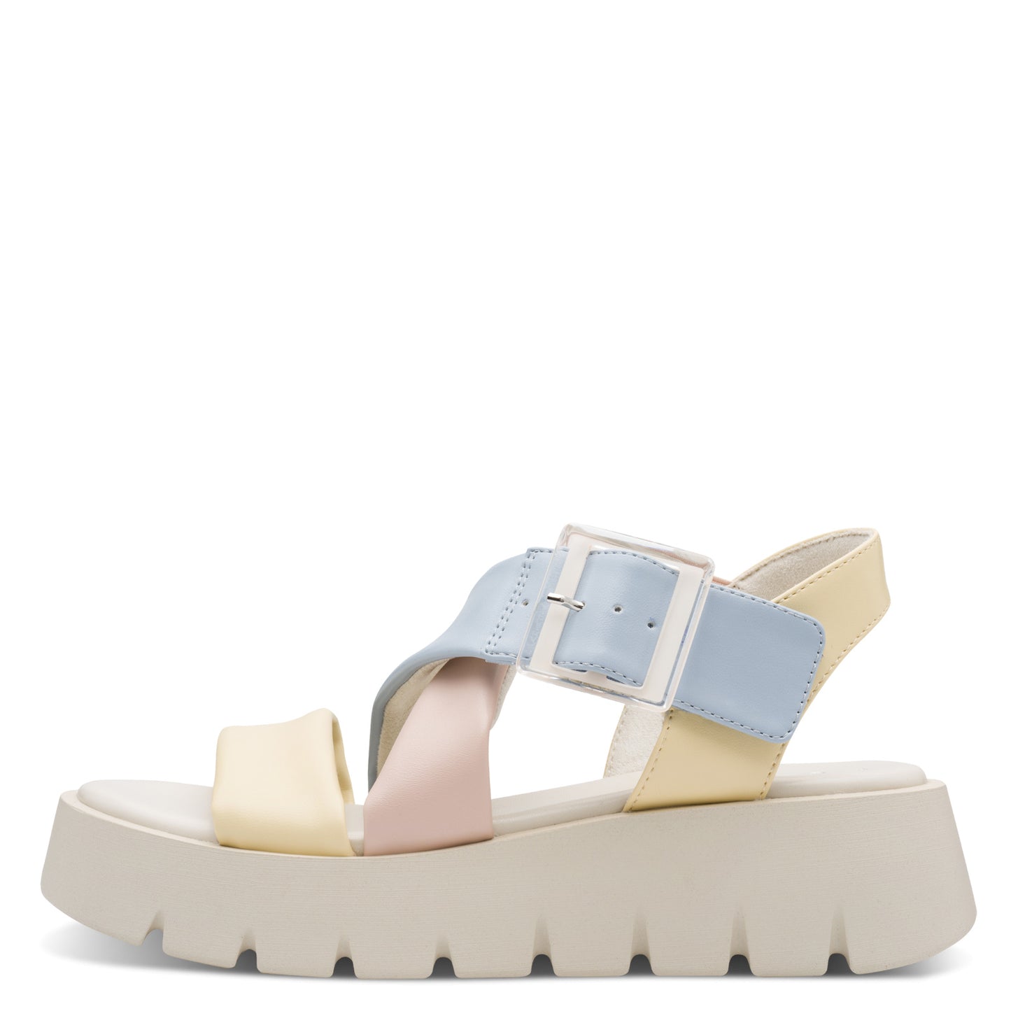 Marco Tozzi 2-28525-46 655 Vanilla, Pink & Blue Multi Sandals