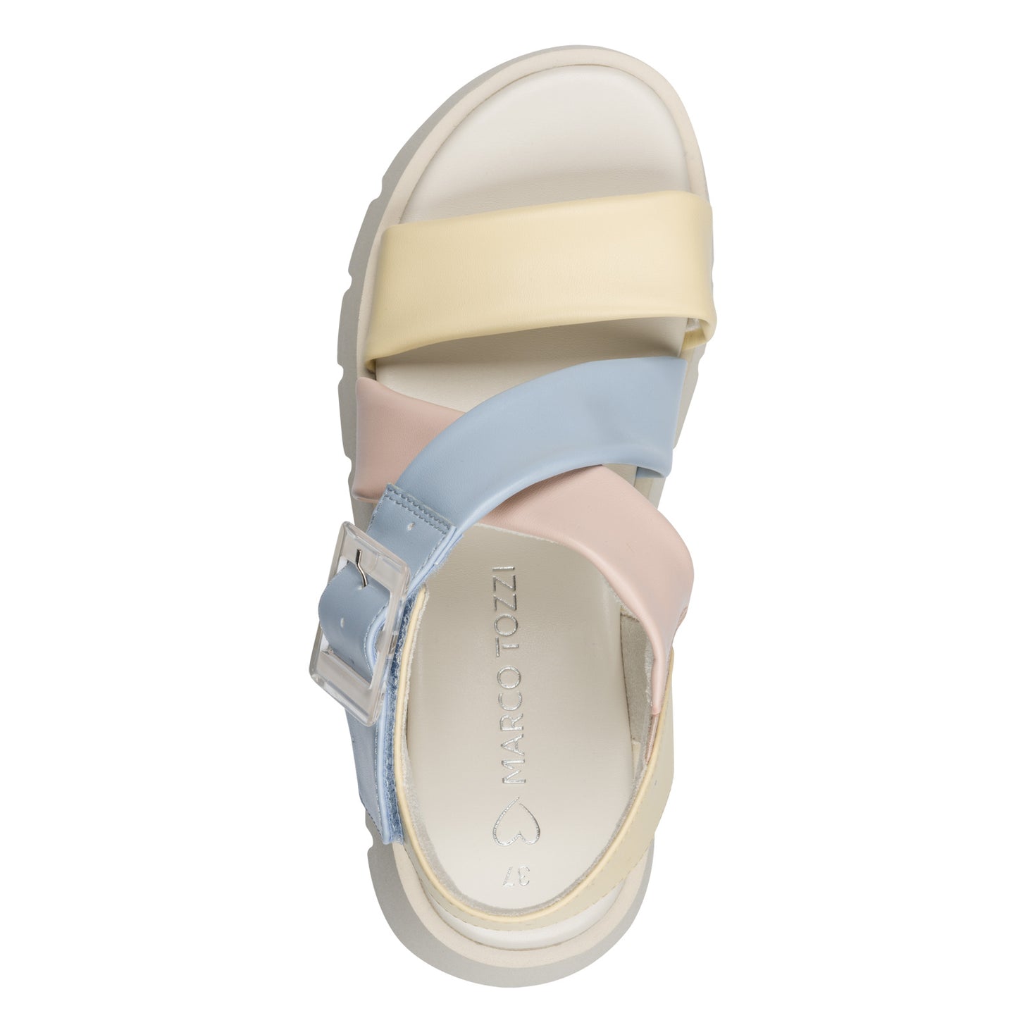 Marco Tozzi 2-28525-46 655 Vanilla, Pink & Blue Multi Sandals