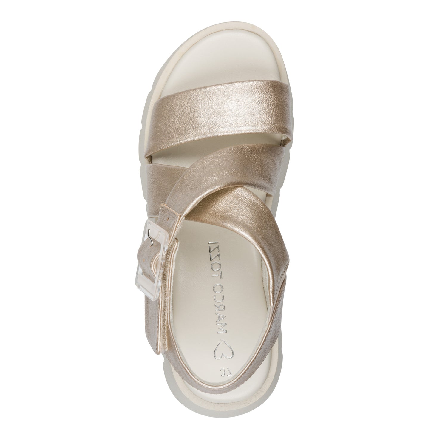 Marco Tozzi 2-28525-46 957 Platinum Sandals
