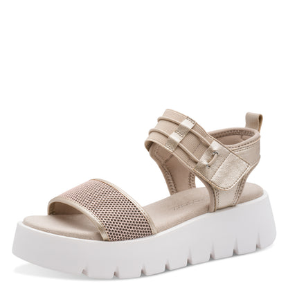 Marco Tozzi 2-28542-46 960 Platinum Gold Sandals