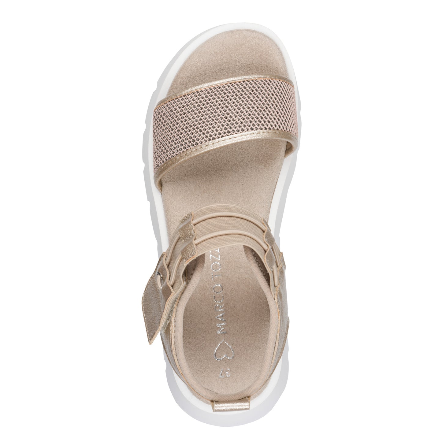 Marco Tozzi 2-28542-46 960 Platinum Gold Sandals