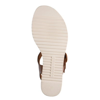 Marco Tozzi 2-28710-46 392 Cognac Tan Combi Sandals