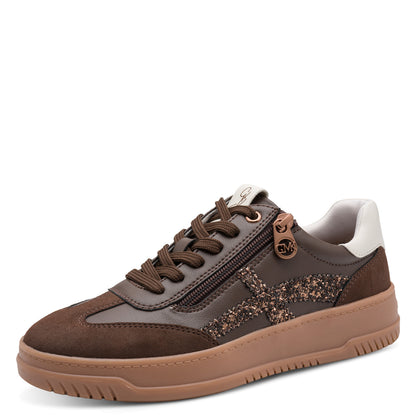 Marco Tozzi by Guido Maria Kretschmer 2-83706-46 353 Chocolate Brown Combi Trainers