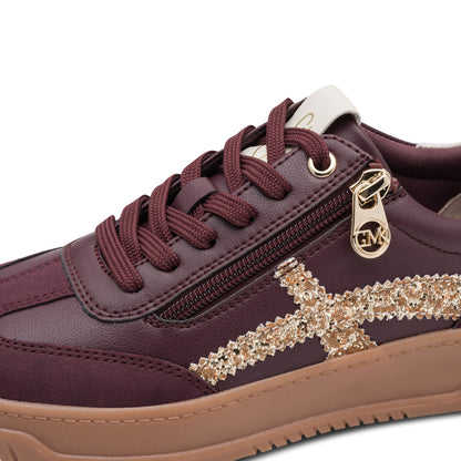 Marco Tozzi by Guido Maria Kretschmer 2-83706-46 567 Mulberry Combi Trainers