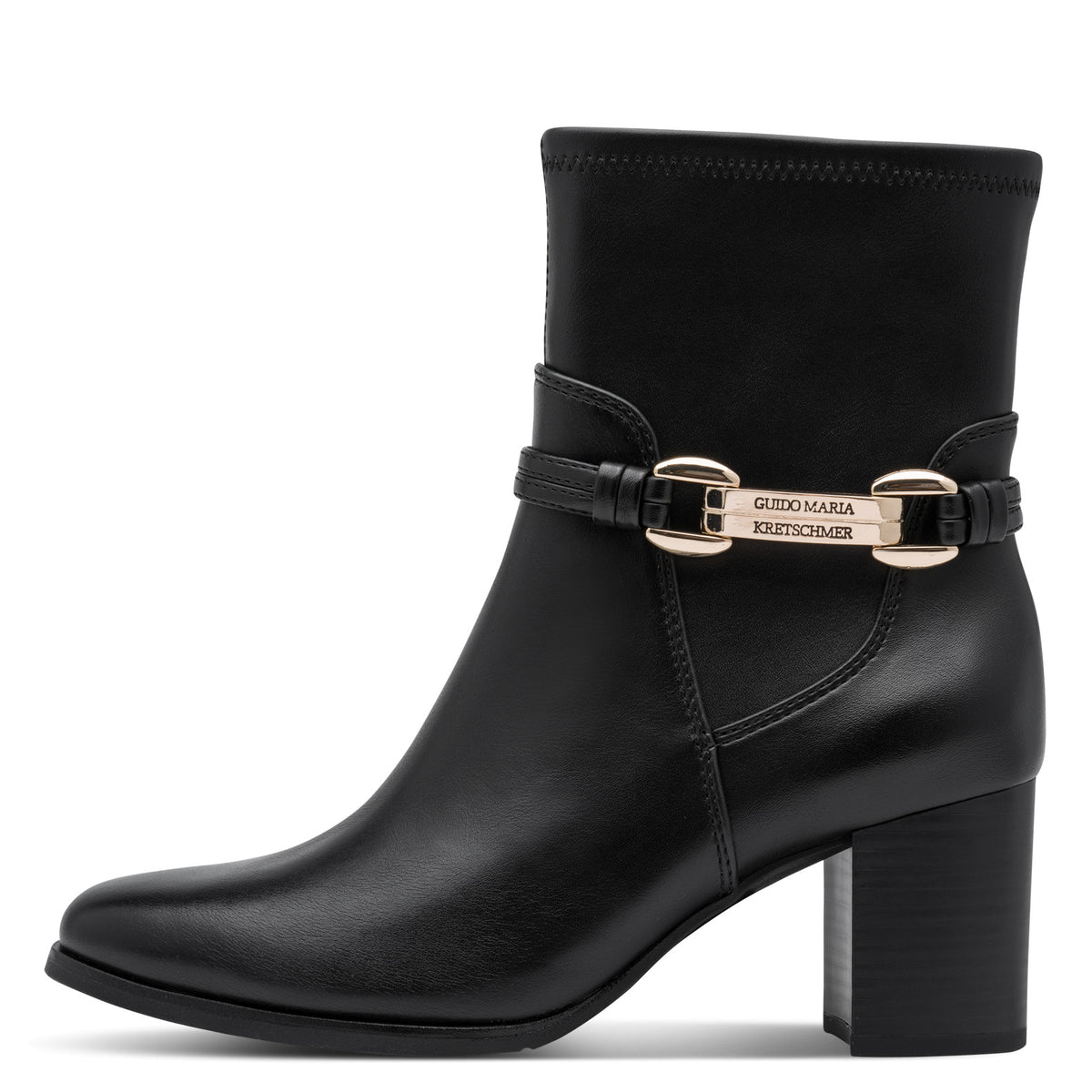 Marco Tozzi 2-85308-47 001 Black Block Heel Boots