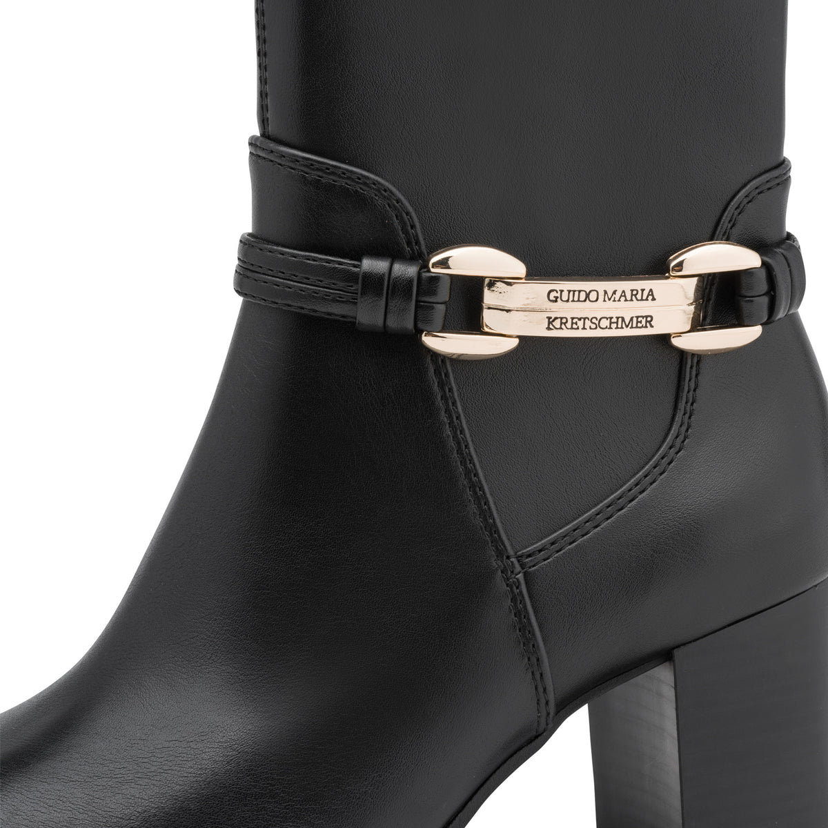 Marco Tozzi 2-85308-47 001 Black Block Heel Boots