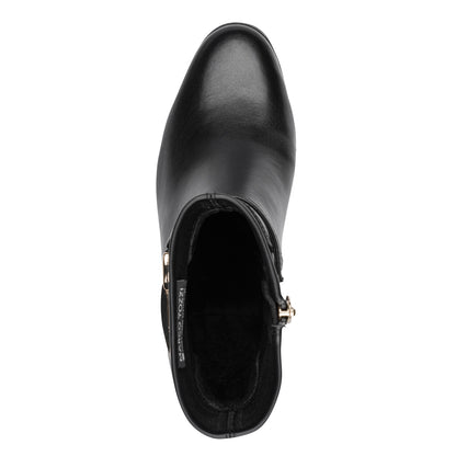 Marco Tozzi 2-85308-47 001 Black Block Heel Boots