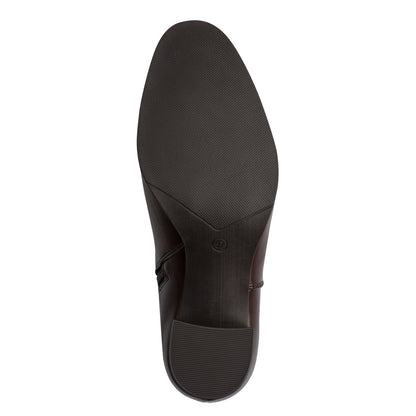 Marco Tozzi 2-85308-47 361 Cafe Brown Block Heel Boots