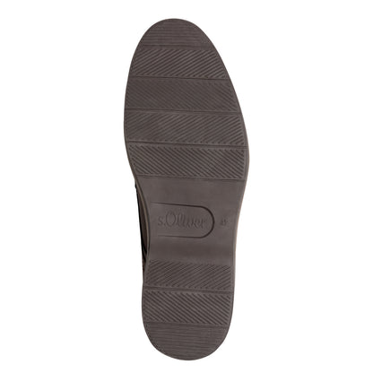 s.Oliver 5-13203-44-302 Dark Brown Lace & Elastic Side Shoes