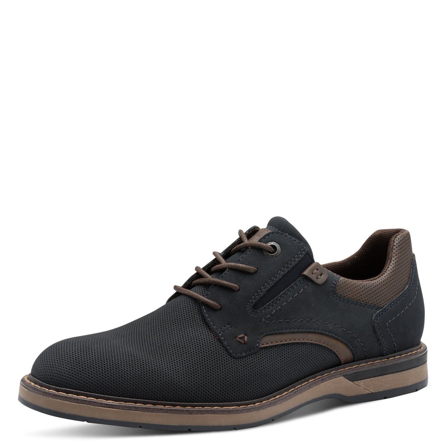 s.Oliver 5-13203-44-880 Dark Navy Lace & Elastic Side Shoes