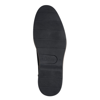 s.Oliver 5-13203-44-880 Dark Navy Lace & Elastic Side Shoes