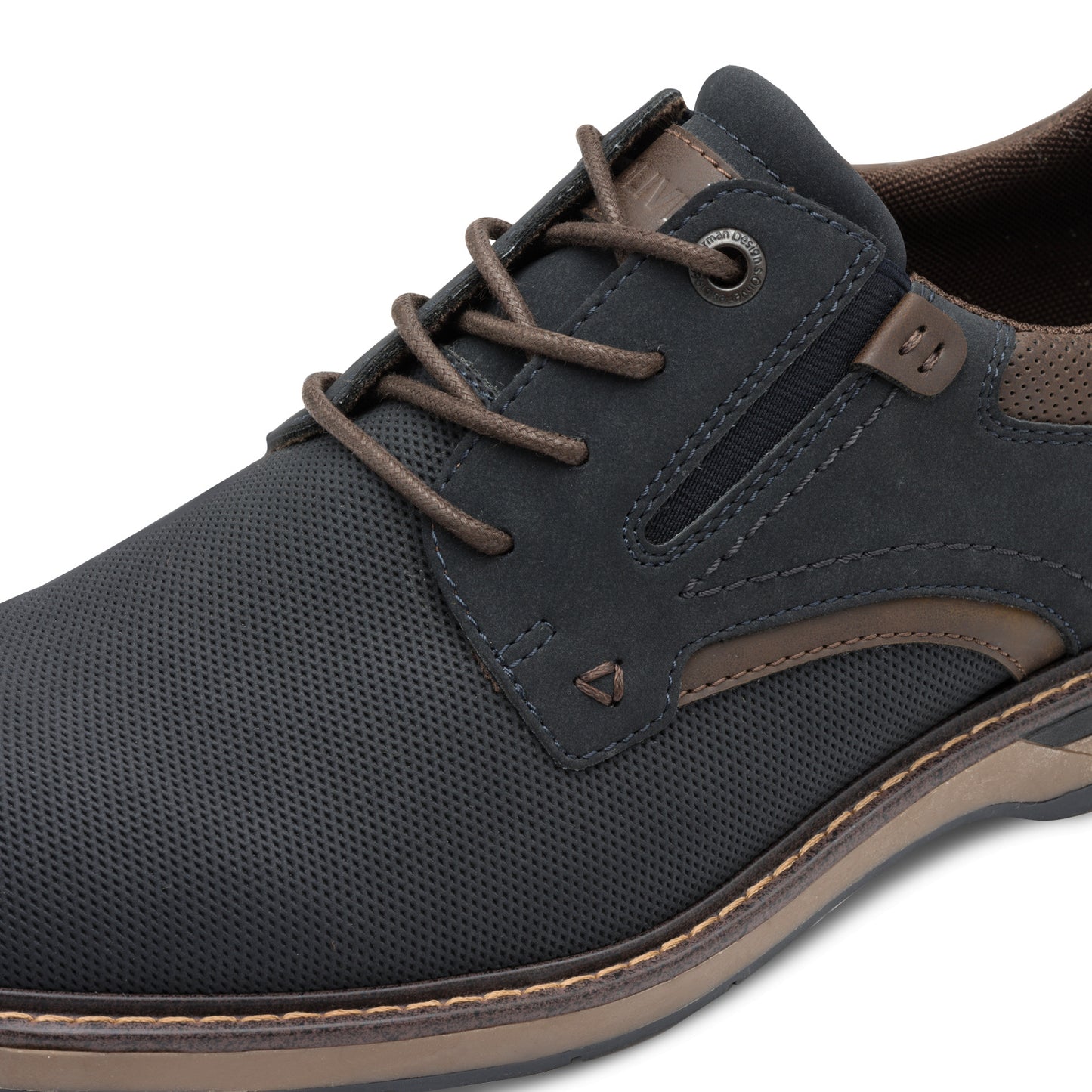 s.Oliver 5-13203-44-880 Dark Navy Lace & Elastic Side Shoes