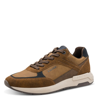 s.Oliver 5-13603-42-318 Tan Combi Sneakers