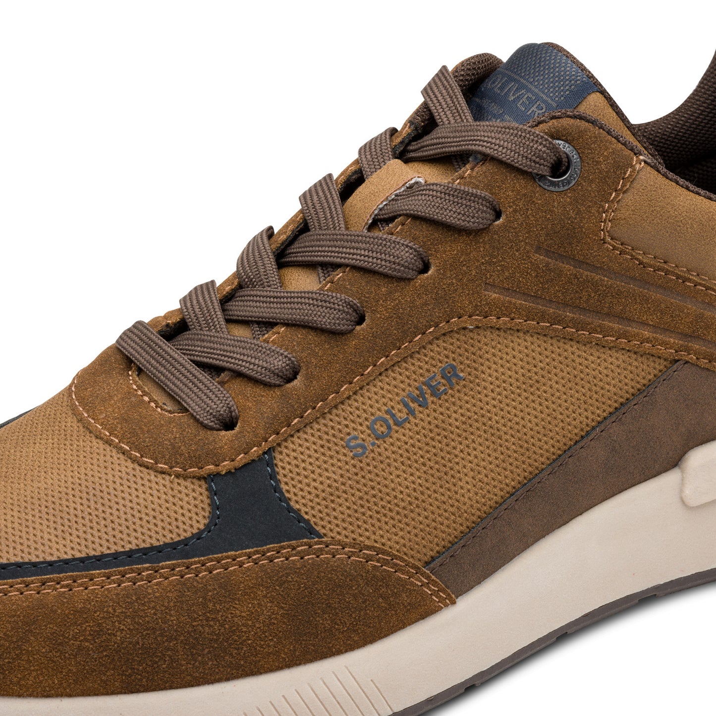 s.Oliver 5-13603-42-318 Tan Combi Sneakers