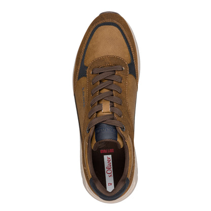 s.Oliver 5-13603-42-318 Tan Combi Sneakers