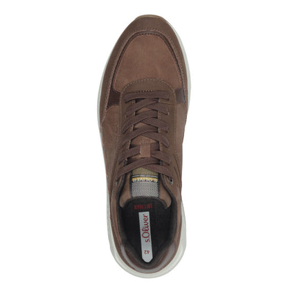 s.Oliver 5-13603-42-3A5 Cognac Tan & Brown Sneakers