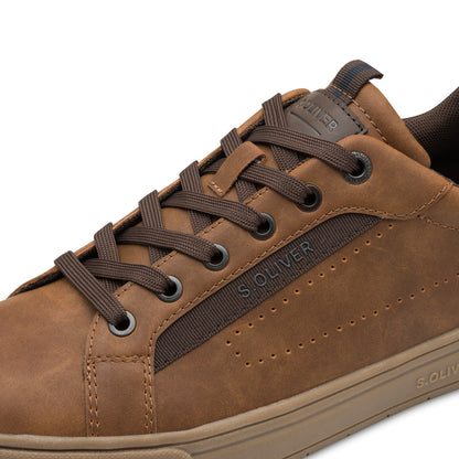 s.Oliver 5-13652-44-3A5 Cognac Tan Trainers