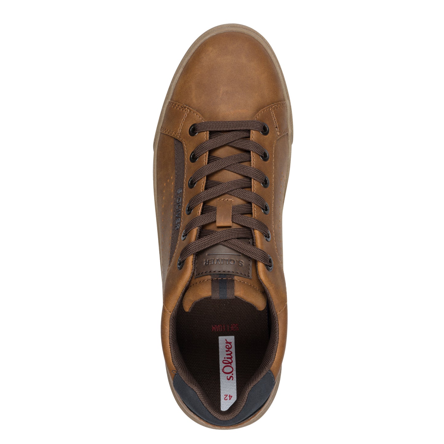 s.Oliver 5-13652-44-3A5 Cognac Tan Trainers