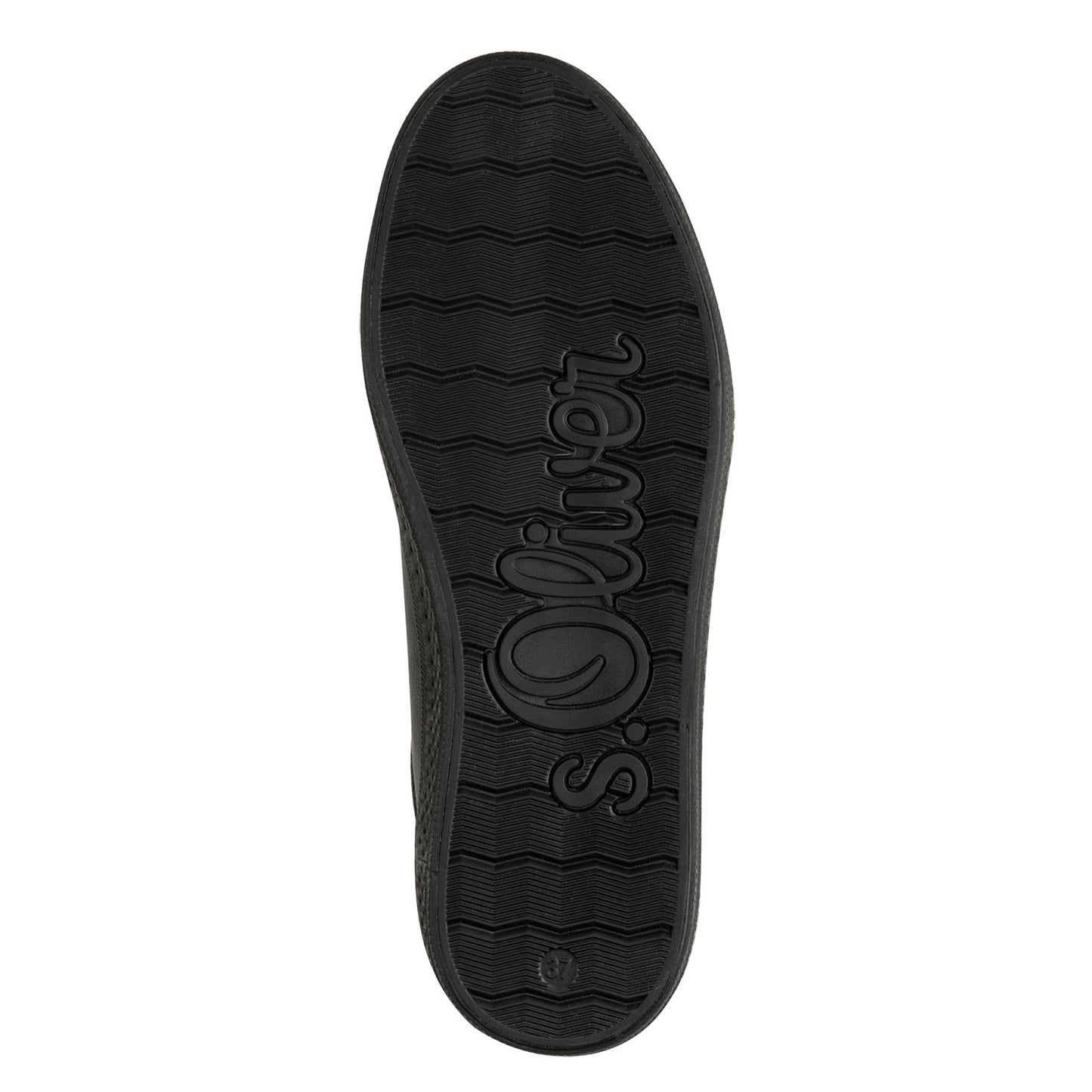 s.Oliver 5-23600-42-007 Black & Bronze Combi Trainers with Zip