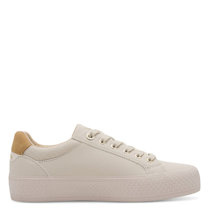 s.Oliver 5-23600-42-4A0 Beige Trainers with Zip