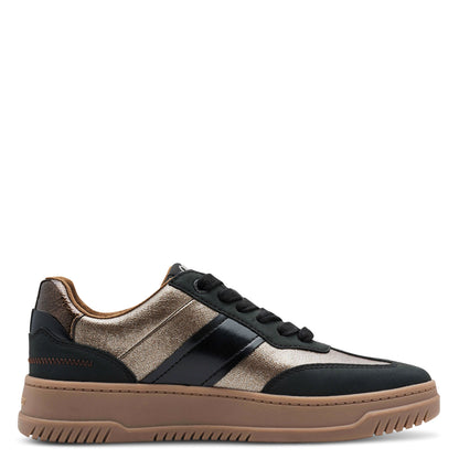 s.Oliver 5-23623-43-01A Black & Bronze Combi Trainers