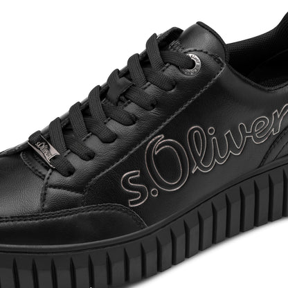 s.Oliver 5-23665-42-001 Black Chunky Trainers