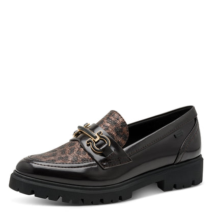 s.Oliver 5-24729-45-914 Brown Leopard Slip On Moccasins