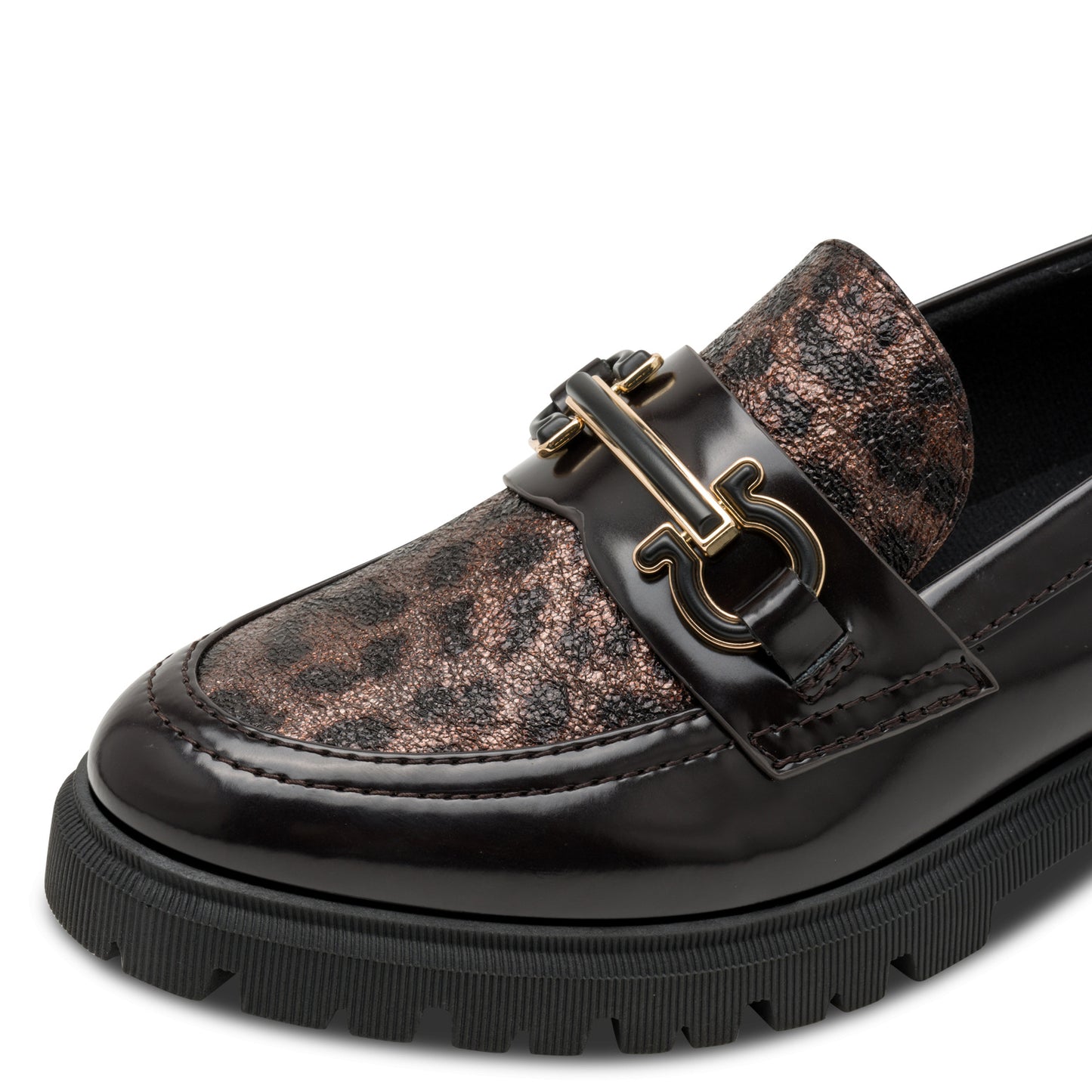 s.Oliver 5-24729-45-914 Brown Leopard Slip On Moccasins