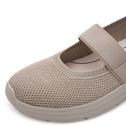 Jana Shoes 8-22183-46 324 Pepper Beige Elastic Shoes
