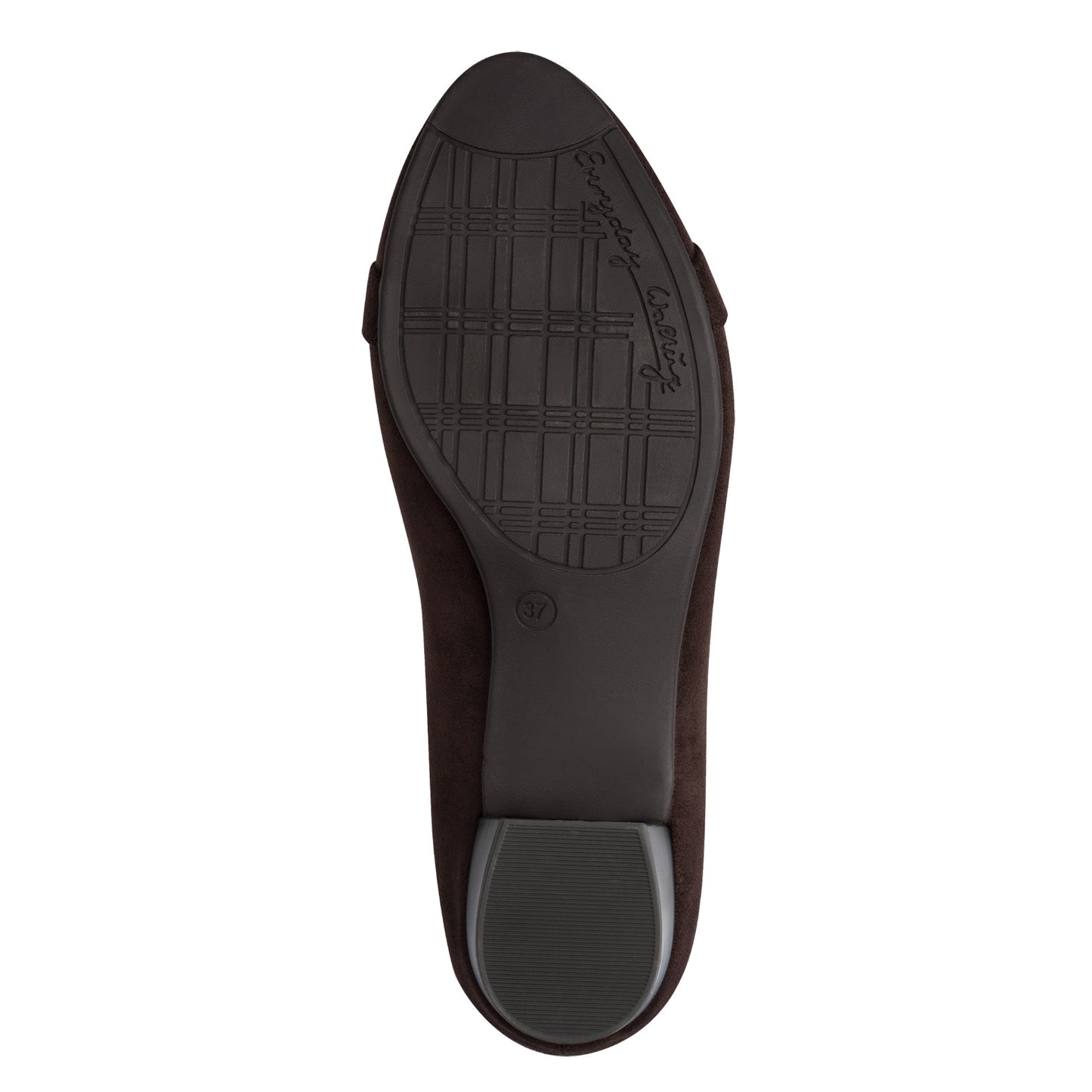 Jana Shoes 8-22369-45 304 Mocca Brown Slip On Block Heels - Vegan