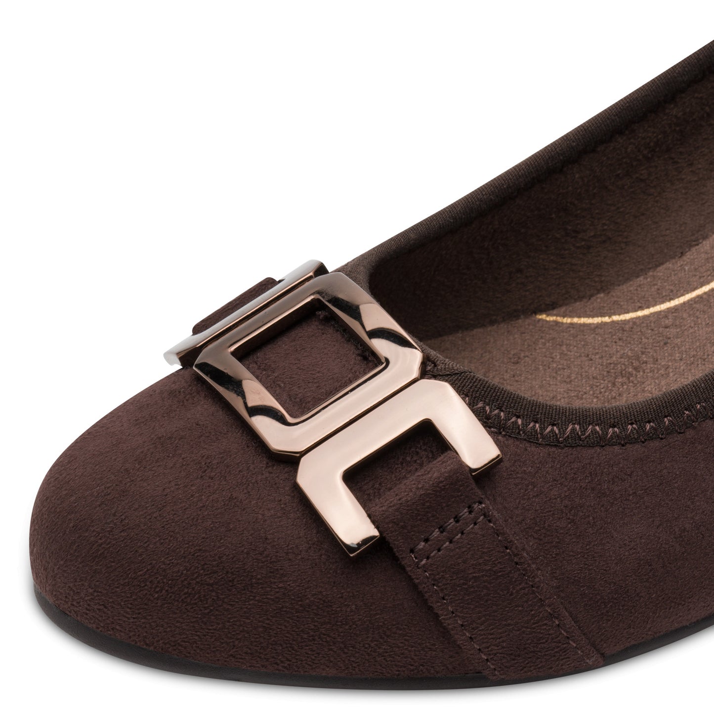 Jana Shoes 8-22369-45 304 Mocca Brown Slip On Block Heels - Vegan