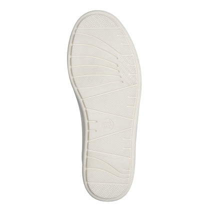 Jana Shoes 8-23660-42 191 White/Silver H Fit Vegan Trainers with Zip