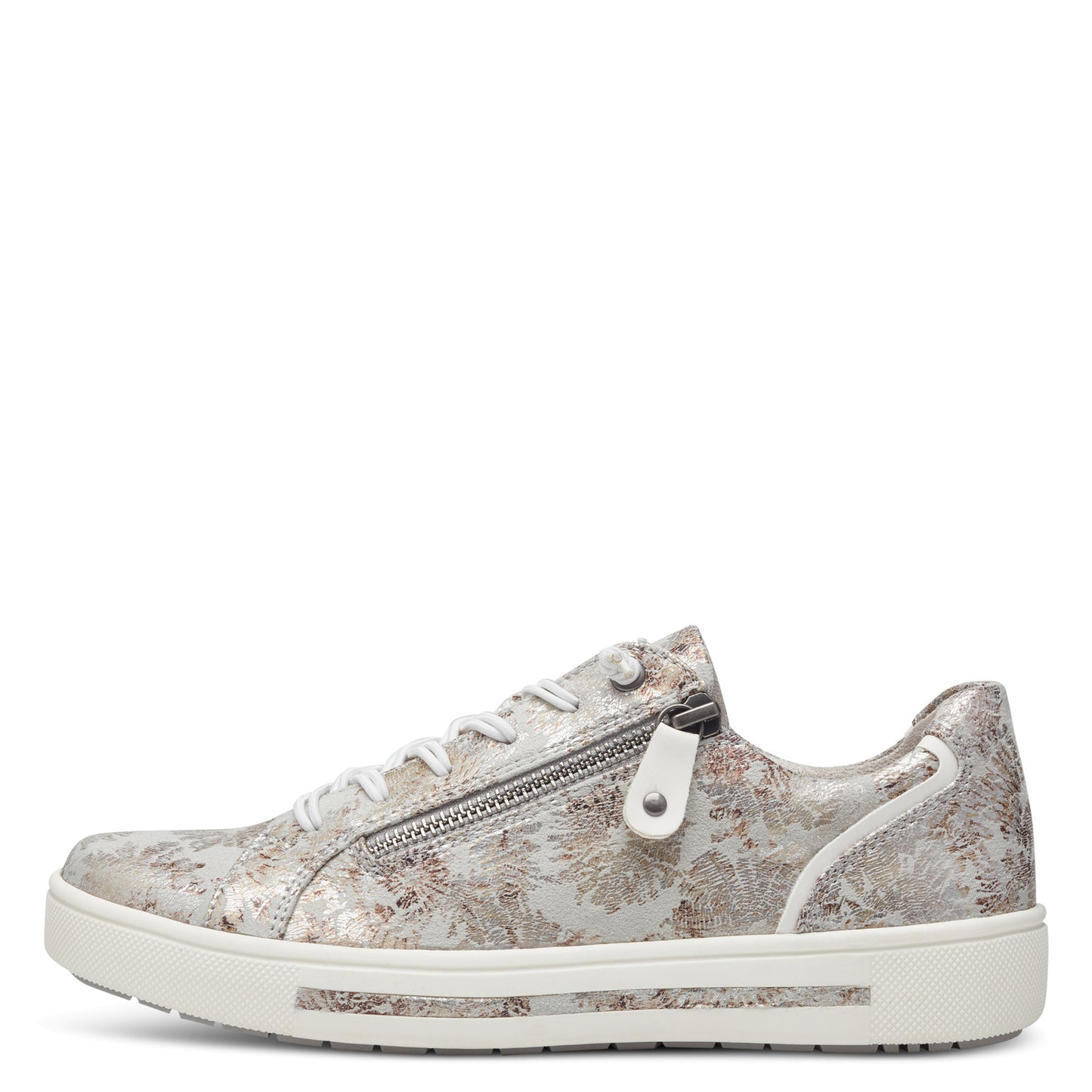 Jana Shoes 8-23661-42-290 Grey Flower Vegan Trainers