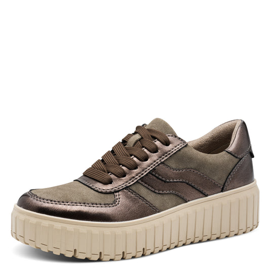 Jana Shoes 8-23666-45 349 H Fit Taupe Combi Trainers