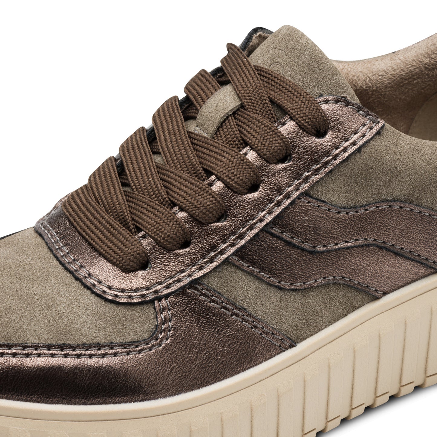 Jana Shoes 8-23666-45 349 H Fit Taupe Combi Trainers