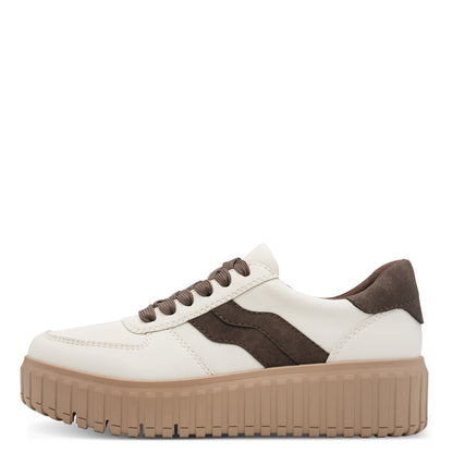 Jana Shoes 8-23666-45 432 Beige/Mocca Brown Trainers - Vegan