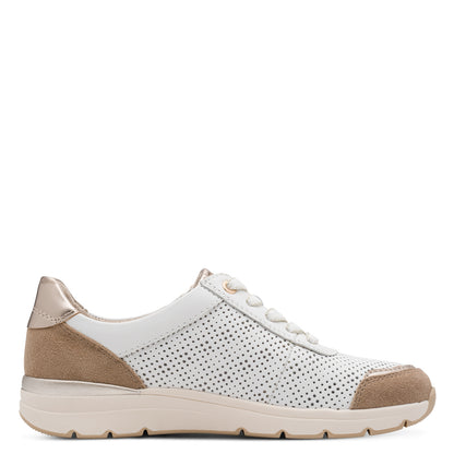 Jana Shoes 8-23703-46 130 White/Beige Trainers